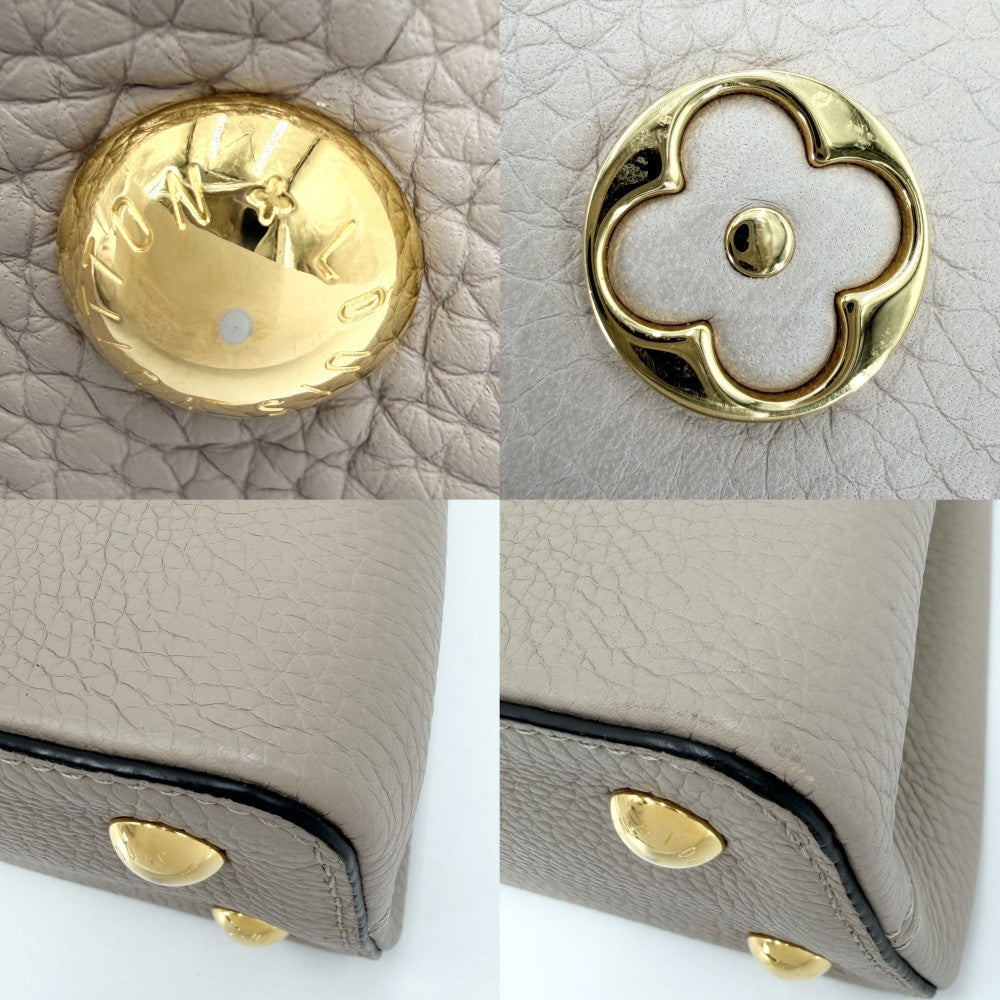 LOUIS VUITTON ルイヴィトン 2WAY カプシーヌPM ハンドバッグ ショルダーバッグ かばん 鞄 M24745 レザー ベージュ ゴールド金具 レディース【中古品】
