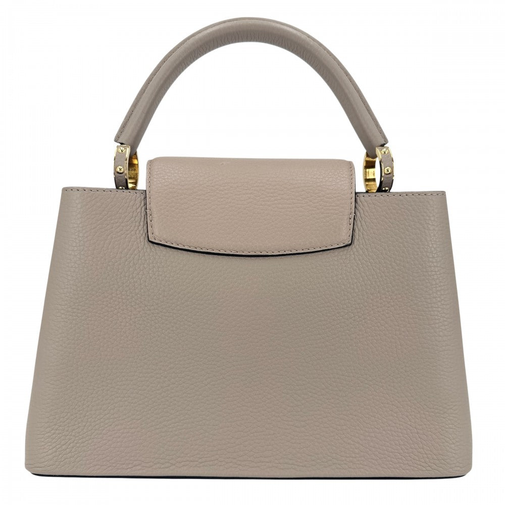 LOUIS VUITTON ルイヴィトン 2WAY カプシーヌPM ハンドバッグ ショルダーバッグ かばん 鞄 M24745 レザー ベージュ ゴールド金具 レディース【中古品】
