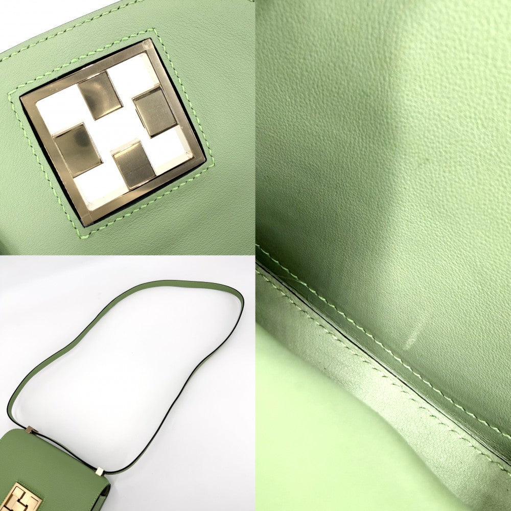 【開店SALE】 HERMES エルメス ショルダーバッグ モザイク24-17 鞄 かばん Y刻印 ヴォーエプソン ライトグリーン ゴールド金具 レディース 2020年【中古品】