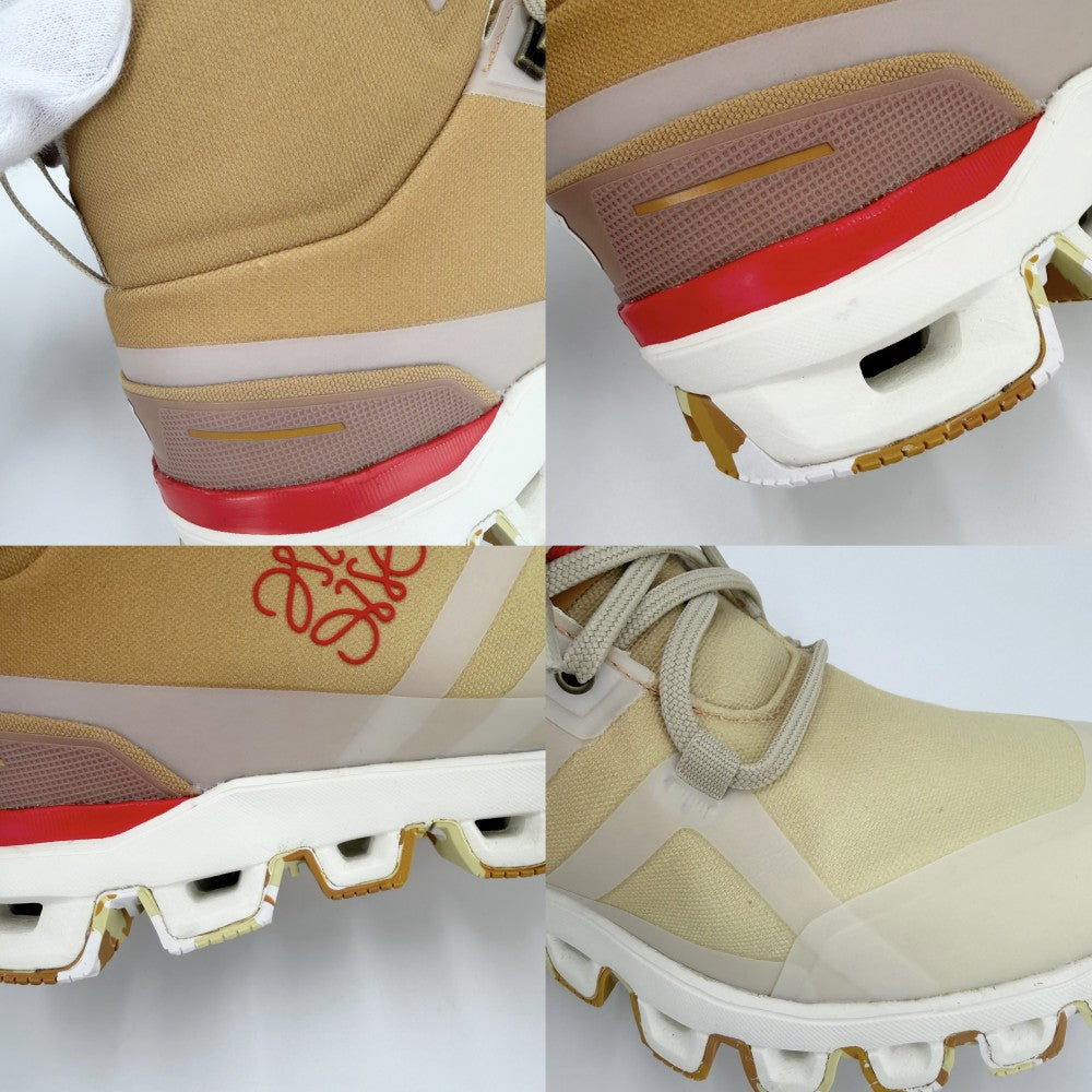 LOEWE ロエベ スニーカー クラウドロック ロエベ 靴 ハイキングブーツ Cloudrock LOEWE LOEWE×On Gradient Orange 37サイズ ベージュ イエロー レディース【中古品】
