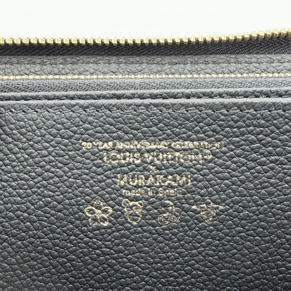 LOUIS VUITTON ルイヴィトン 長財布 LV×TM ジッピーウォレット 村上隆 モノグラムアンプラント・パンダ M14160 モノグラムアンプラント ブラック 黒 マルチカラー ゴールド金具 レディース【中古品】