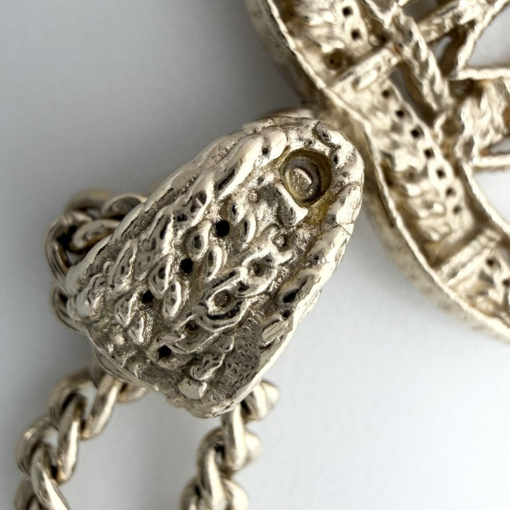 CHANEL シャネル ネックレス ココマーク ペンダント アクセサリー ロングネックレス GP A15C ゴールド レディース 約10.0g 2015年【中古品】
