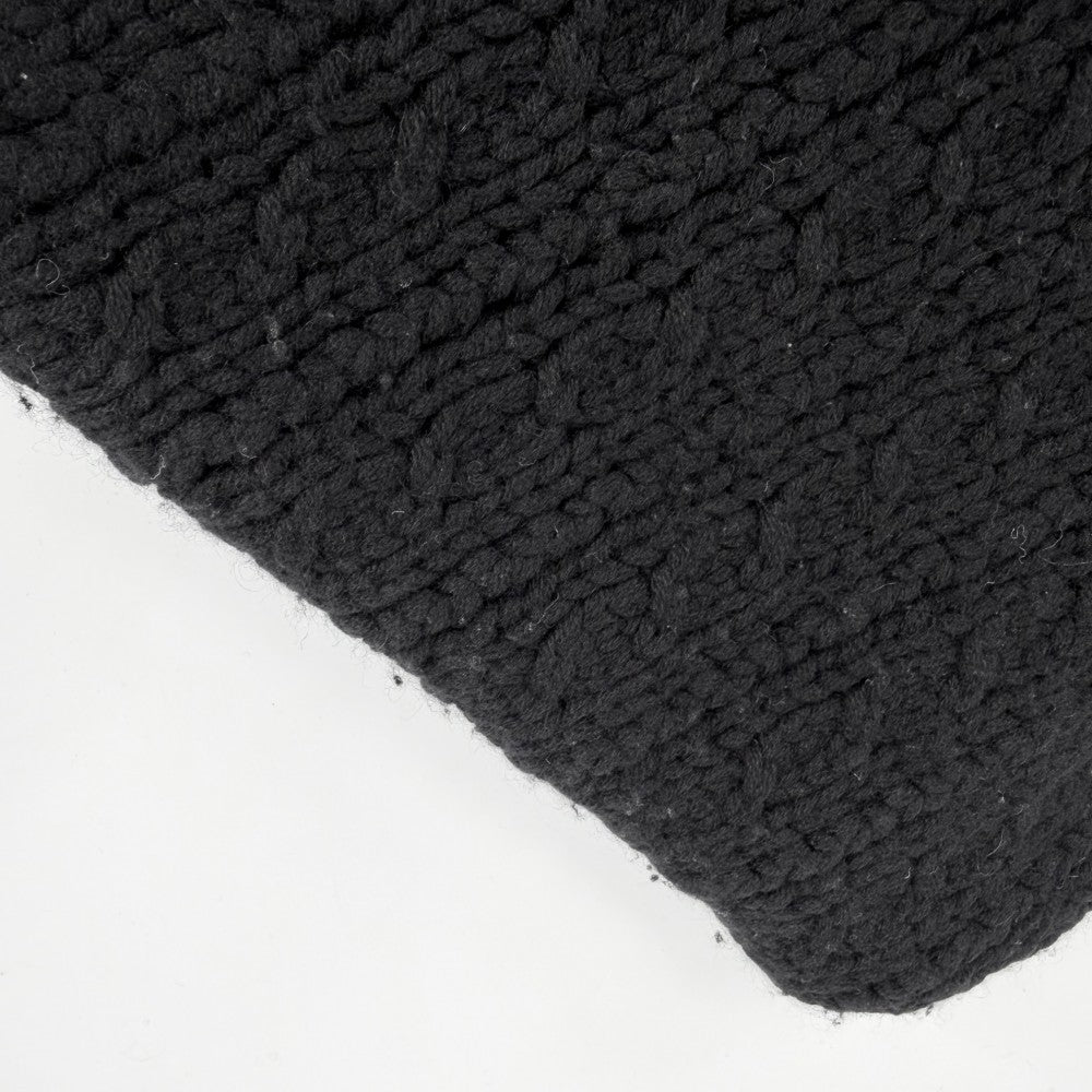 CHANEL シャネル マフラー ファッションアイテム ニット ココマーク ココ チェーン 秋 冬 カシミヤ ブラック 黒 レディース【中古品】