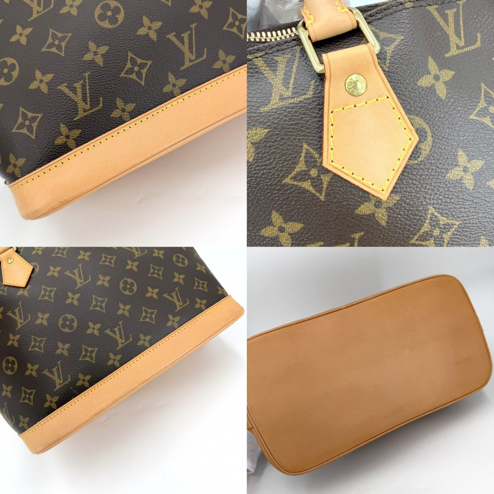 LOUIS VUITTON ルイヴィトン ハンドバッグ アルマPM Alma ブラウン 茶 M51130 モノグラムキャンバス ゴールド金具 レディース【中古品】