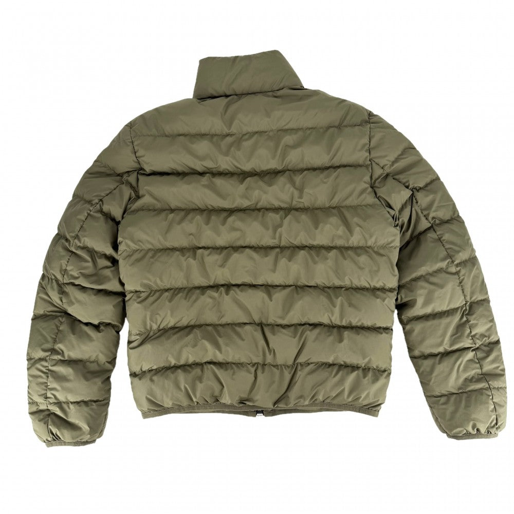 MONCLER モンクレール ダウンジャケット ロゴ BAUDIENT ボーディエント アウター ジップアップ サイズ2 K20911A00138 カーキ シルバー金具 秋 冬 ポリエステル メンズ【中古品】