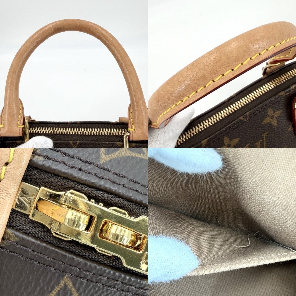 【開店SALE】 LOUIS VUITTON ルイヴィトン 2WAY モノグラム アルマBB ショルダーバッグ ハンドバッグ 小さめ ミニバッグ M46990 ブラウン 茶 ゴールド金具 レディース【中古品】