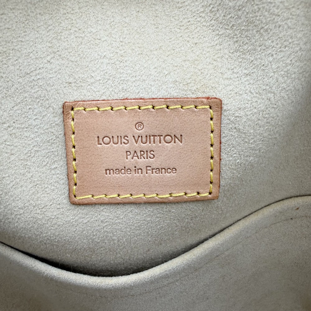 LOUIS VUITTON ルイヴィトン ハンドバッグ Manhattan GM マンハッタンGM ブラウン 茶 M40025 モノグラムキャンバス ゴールド金具 レディース【中古品】