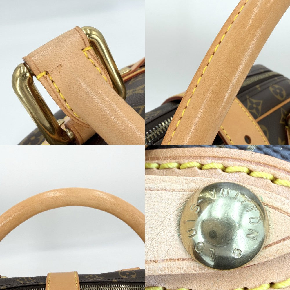 LOUIS VUITTON ルイヴィトン ハンドバッグ Manhattan GM マンハッタンGM ブラウン 茶 M40025 モノグラムキャンバス ゴールド金具 レディース【中古品】