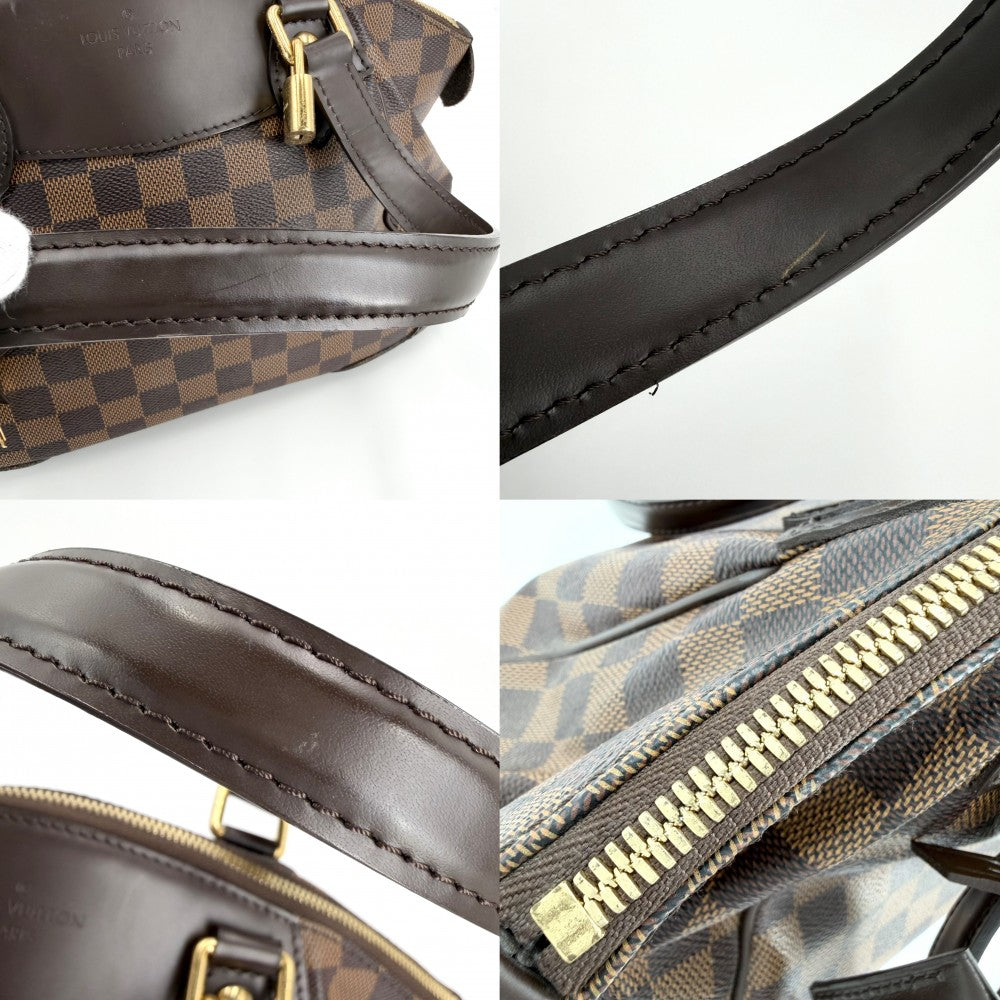 【開店SALE】 LOUIS VUITTON ルイヴィトン ハンドバッグ ダミエ ヴェローナPM N41117 ブラウン 茶 ゴールド金具 レディース【中古品】