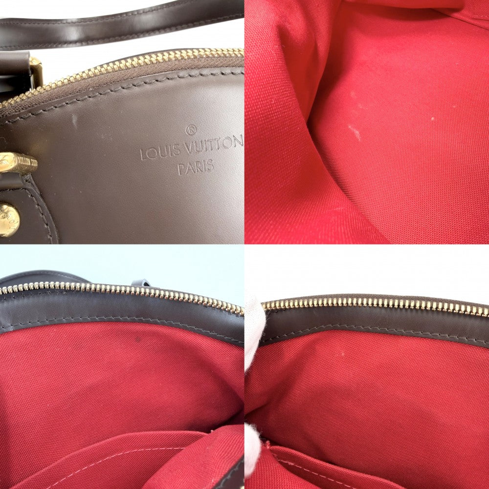 【開店SALE】 LOUIS VUITTON ルイヴィトン ハンドバッグ ダミエ ヴェローナPM N41117 ブラウン 茶 ゴールド金具 レディース【中古品】