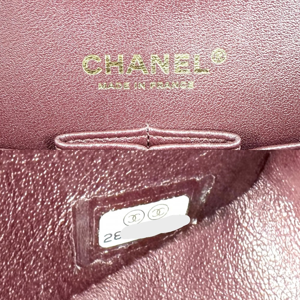 CHANEL シャネル ショルダーバッグ マトラッセ23 ダブルチェーン ダブルフラップ ココマーク ターンロック キャビアスキン ブラック 黒 ゴールド金具 レディース【中古品】