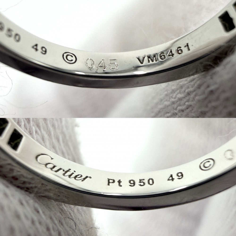 【開店SALE】 CARTIER カルティエ 指輪 1895 ソリテールリング ジュエリー アクセサリー 49サイズ Pt950プラチナ ダイヤモンド0.45ct 約9号 レディース 約4.6g【中古品】