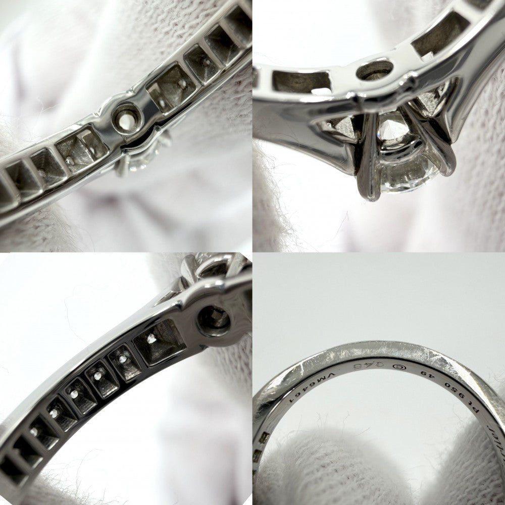 【開店SALE】 CARTIER カルティエ 指輪 1895 ソリテールリング ジュエリー アクセサリー 49サイズ Pt950プラチナ ダイヤモンド0.45ct 約9号 レディース 約4.6g【中古品】