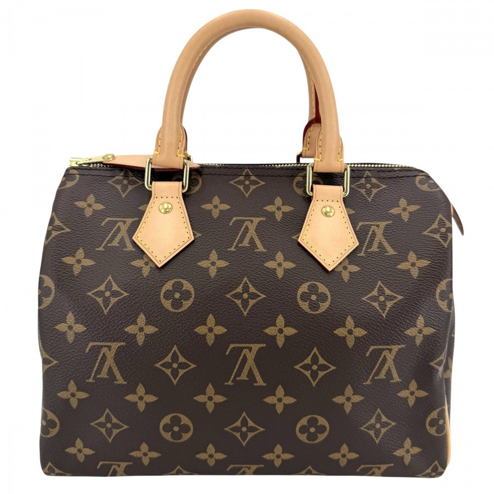 LOUIS VUITTON ルイヴィトン ハンドバッグ モノグラム スピーディ25 ミニボストンバッグ Speedy25 M41109 ブラウン 茶 ゴールド金具 レディース【中古品】