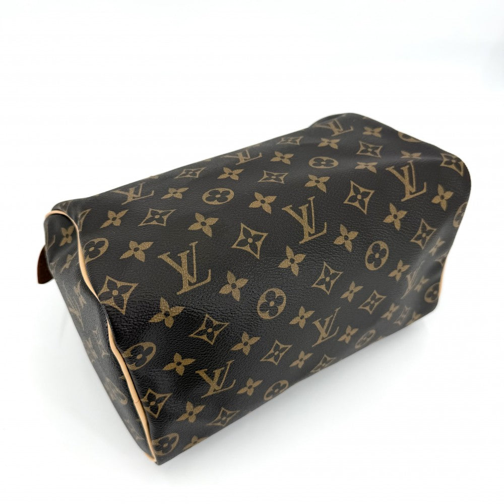 LOUIS VUITTON ルイヴィトン ハンドバッグ モノグラム スピーディ25 ミニボストンバッグ Speedy25 M41109 ブラウン 茶 ゴールド金具 レディース【中古品】