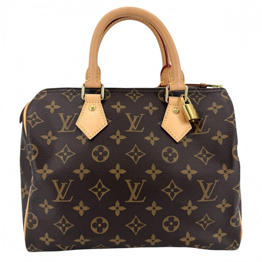 LOUIS VUITTON ルイヴィトン ハンドバッグ モノグラム スピーディ25 ミニボストンバッグ Speedy25 M41109 ブラウン 茶 ゴールド金具 レディース【中古品】