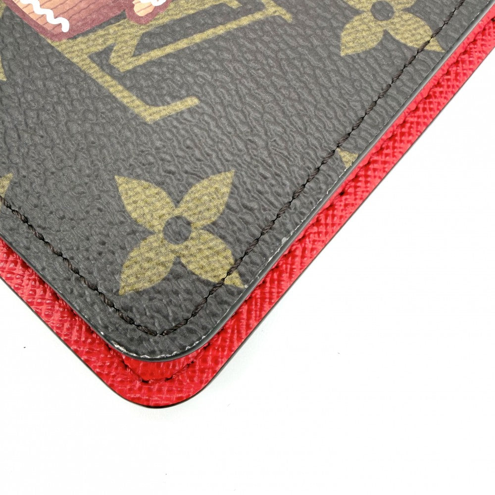 LOUIS VUITTON ルイヴィトン 手帳カバー モノグラム キャンディ ファクトリー ノートブックカバーMMエミリー ヴィヴィエンヌ GI1167 レッド 赤 ブラウン 茶 レディース【中古品】