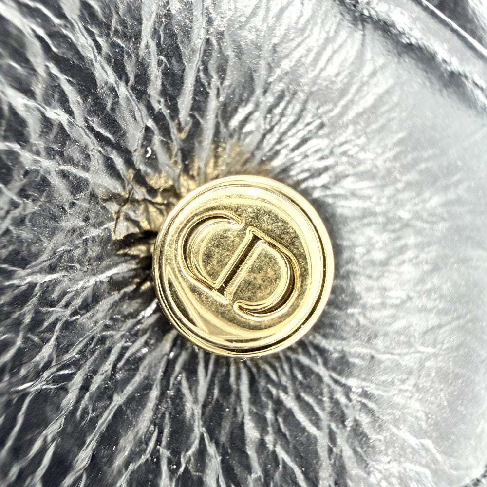 Christian Dior クリスチャンディオール ショルダーバッグ マクロカナージュ D-ジャーニー スモール ホーボーバッグ D-Journey ワンショルダー M2416UNUO_M900 レザー ブラック 黒 ゴールド金具 レディース【中古品】