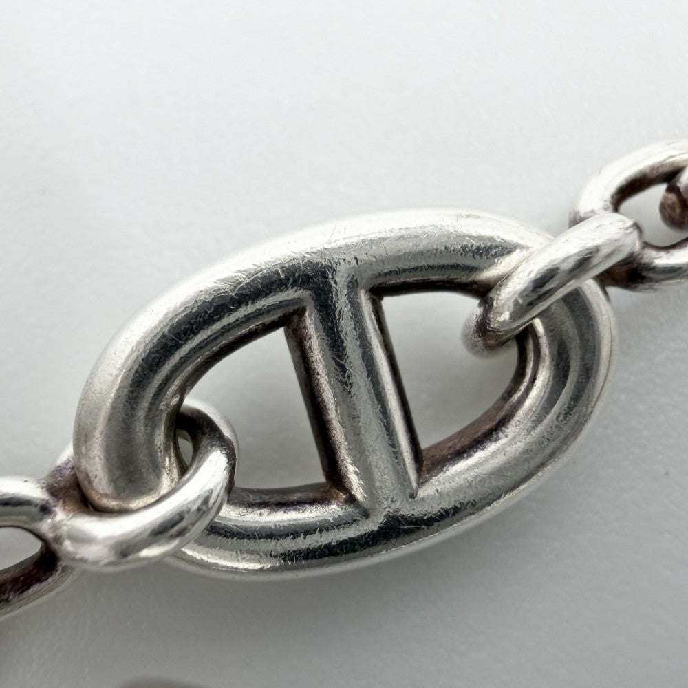 HERMES エルメス ブレスレット シェーヌダンクル ファランドールLG アクセサリー ジュエリー メンズ レディース シルバー925 ユニセックス 約25.3g【中古品】