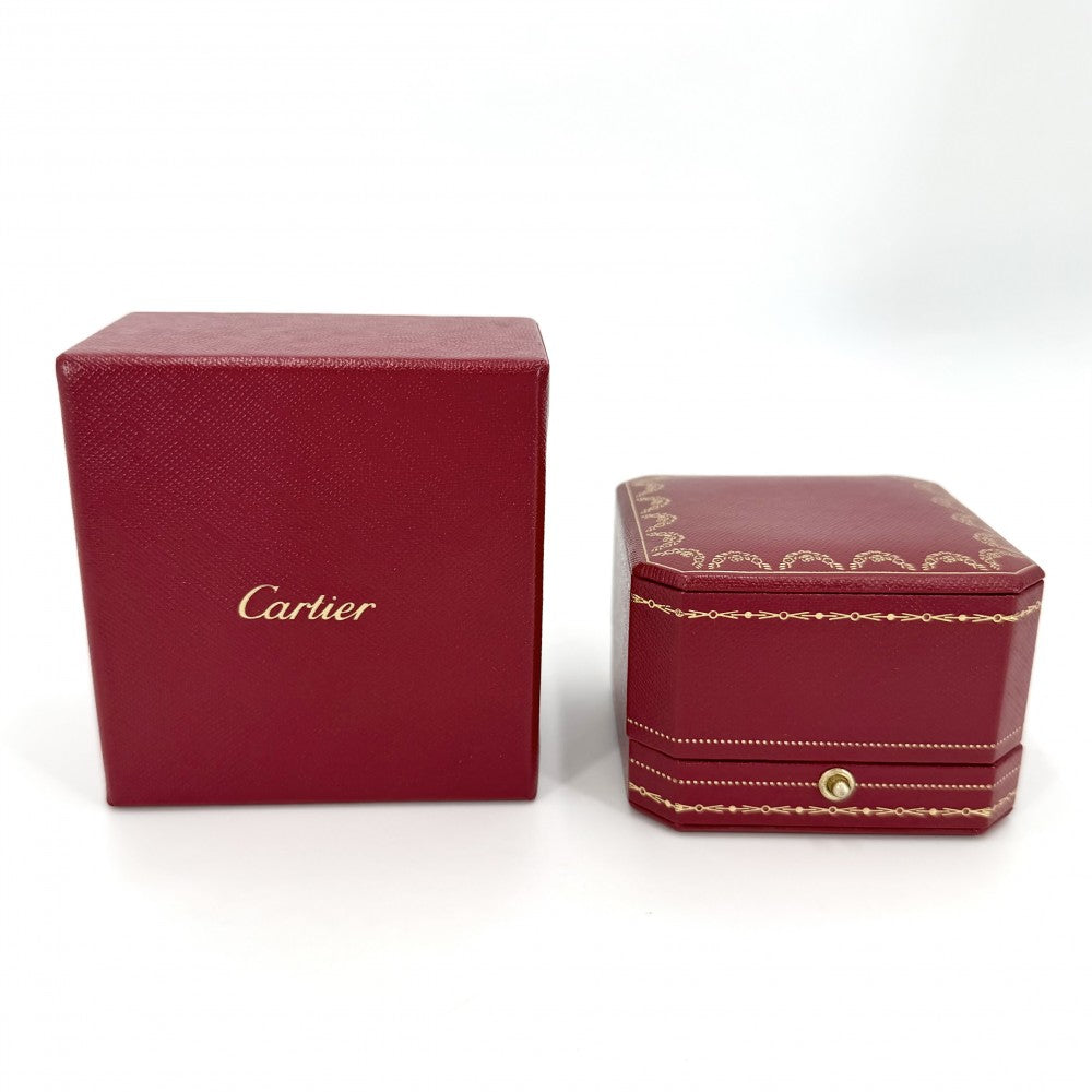 【開店SALE】 CARTIER カルティエ 指輪 ラブリング ミニモデル パヴェ アクセサリー ジュエリー 18金YG Au750 K18イエローゴールド ダイヤモンド計0.19ctct 約7号 B4218100 メンズ 約1.7g【中古品】