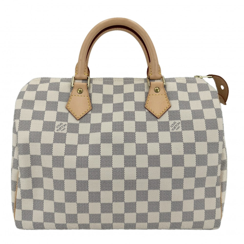 LOUIS VUITTON ルイヴィトン ハンドバッグ ダミエアズール スピーディ30 ボストンバッグ Speedy30 ホワイト 白 鞄 かばん N41533 ゴールド金具 レディース【中古品】