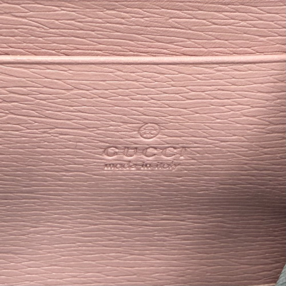 GUCCI グッチ ショルダーバッグ ディオニュソス タイガーヘッド ハート チェーンショルダー スター 401231 レザー ピンク レッド 赤 シルバー金具 レディース【中古品】