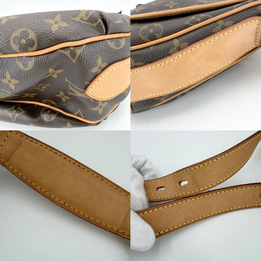 LOUIS VUITTON ルイヴィトン ショルダーバッグ トゥラムGM M40075 モノグラムキャンバス ブラウン 茶 ゴールド金具 レディース【中古品】