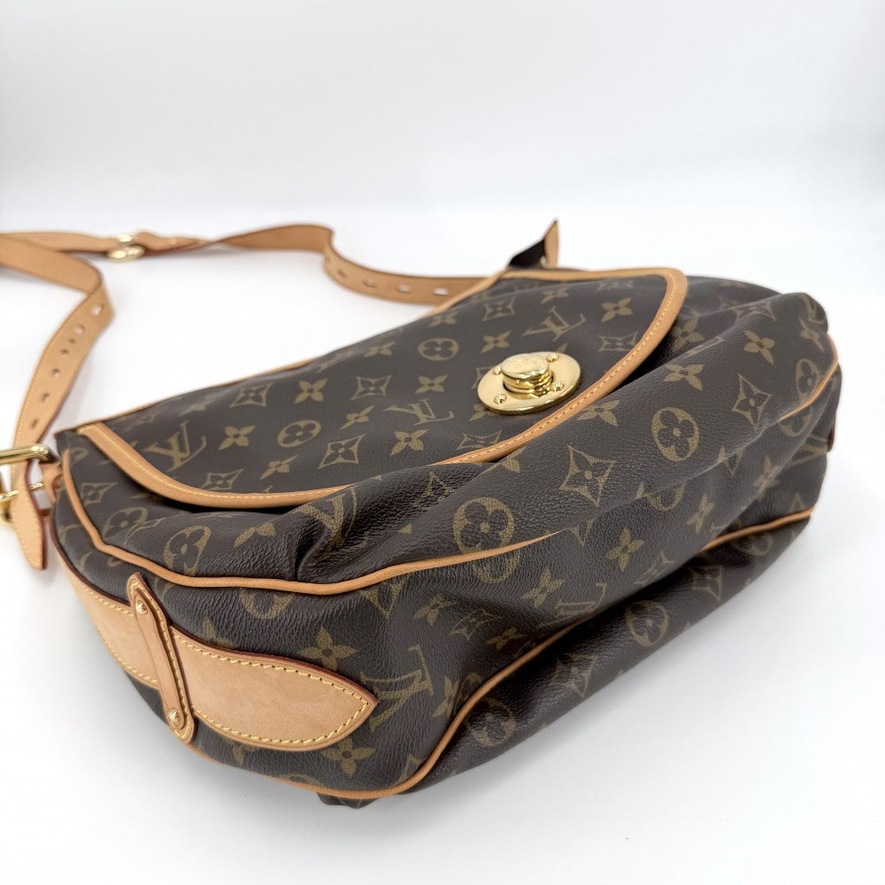 LOUIS VUITTON ルイヴィトン ショルダーバッグ トゥラムGM M40075 モノグラムキャンバス ブラウン 茶 ゴールド金具 レディース【中古品】