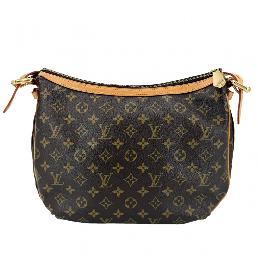 LOUIS VUITTON ルイヴィトン ショルダーバッグ トゥラムGM M40075 モノグラムキャンバス ブラウン 茶 ゴールド金具 レディース【中古品】