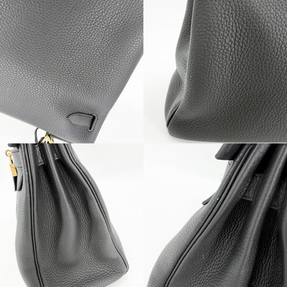 HERMES エルメス 2WAY ケリー32 ハンドバッグ ショルダーバッグ 内縫い C刻印 レザー ブラック 黒 ゴールド金具 レディース 2018年【中古品】