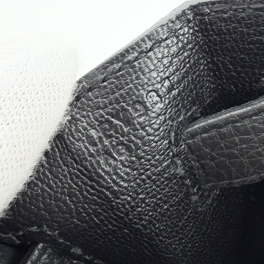 HERMES エルメス 2WAY ケリー32 ハンドバッグ ショルダーバッグ 内縫い C刻印 レザー ブラック 黒 ゴールド金具 レディース 2018年【中古品】