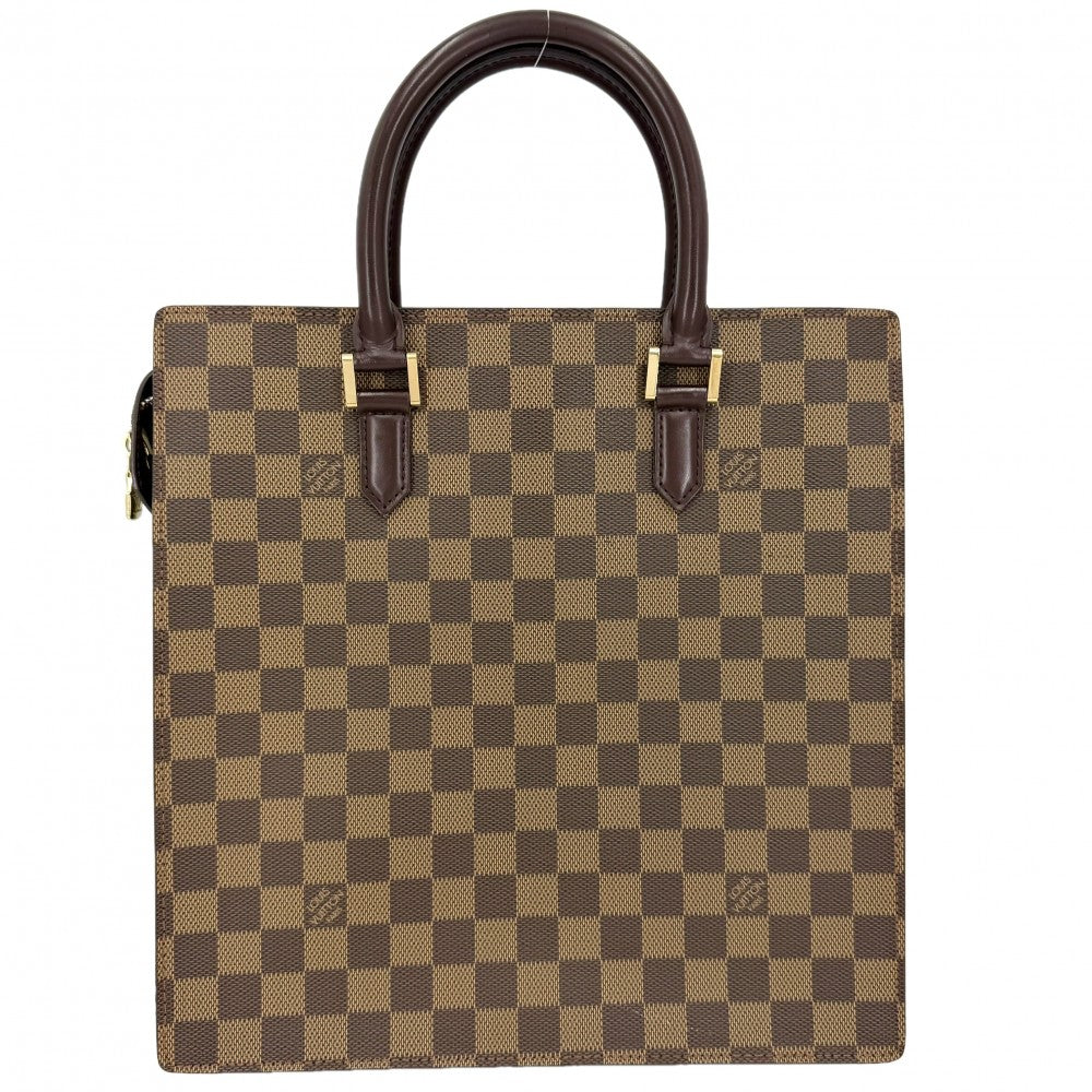LOUIS VUITTON ルイヴィトン トートバッグ ヴェニスPM ハンドバッグ N51145 ダミエキャンバス ブラウン 茶 ゴールド金具 レディース【中古品】