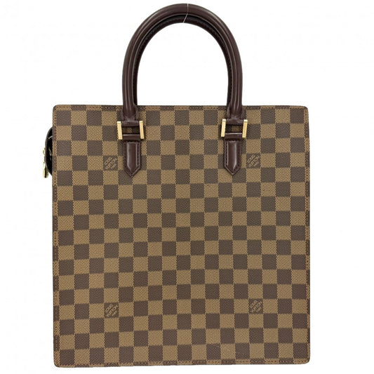 LOUIS VUITTON ルイヴィトン トートバッグ ヴェニスPM ハンドバッグ N51145 ダミエキャンバス ブラウン 茶 ゴールド金具 レディース【中古品】