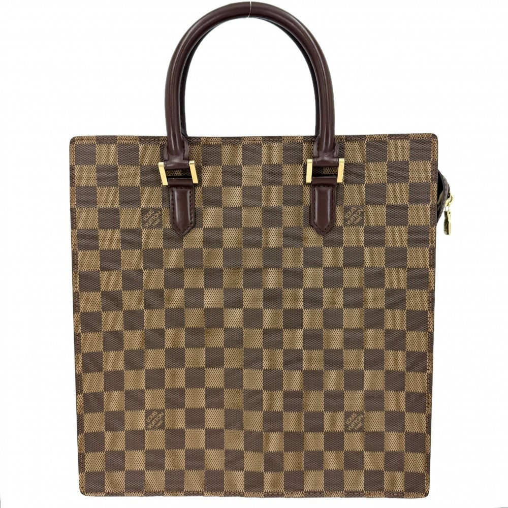 LOUIS VUITTON ルイヴィトン トートバッグ ヴェニスPM ハンドバッグ N51145 ダミエキャンバス ブラウン 茶 ゴールド金具 レディース【中古品】