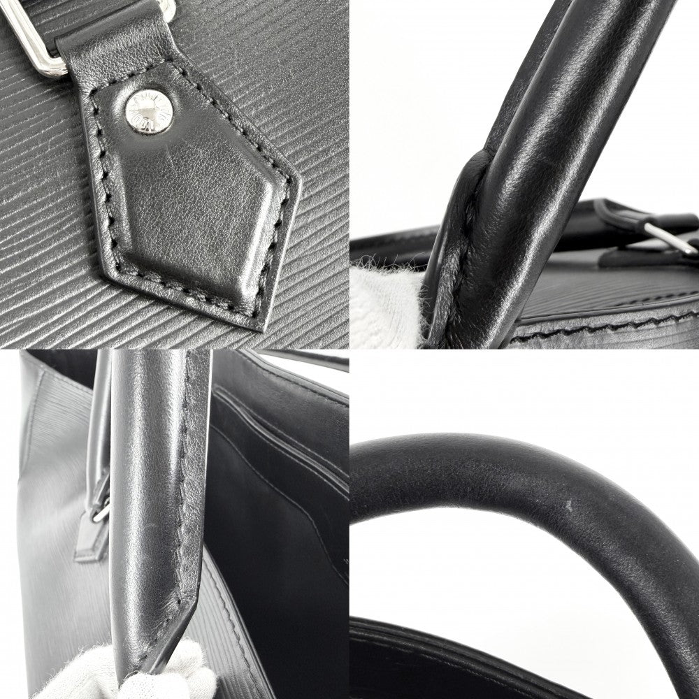 【開店SALE】 LOUIS VUITTON ルイヴィトン トートバッグ エピ グランサック ハンドバッグ ビジネスバッグ 通勤バッグ LVサークル M55185 ブラック 黒 シルバー金具 メンズ【中古品】