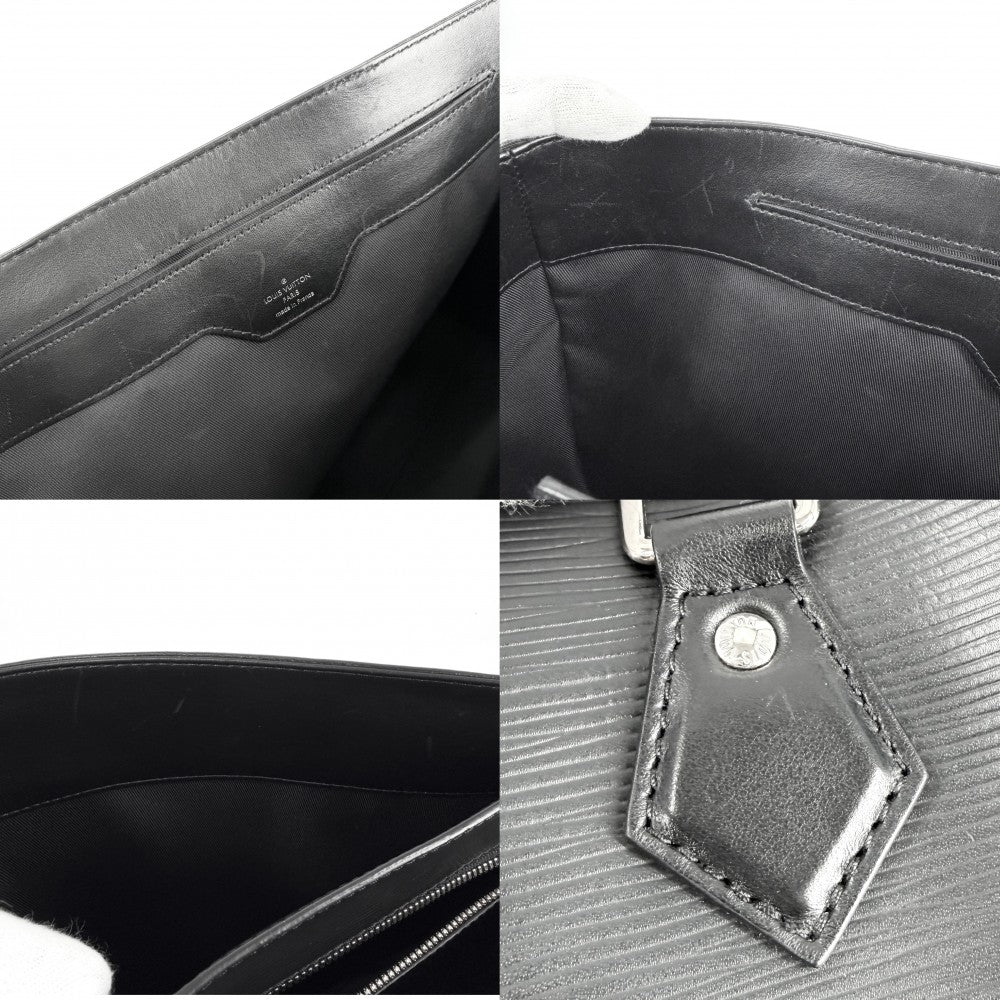 【開店SALE】 LOUIS VUITTON ルイヴィトン トートバッグ エピ グランサック ハンドバッグ ビジネスバッグ 通勤バッグ LVサークル M55185 ブラック 黒 シルバー金具 メンズ【中古品】