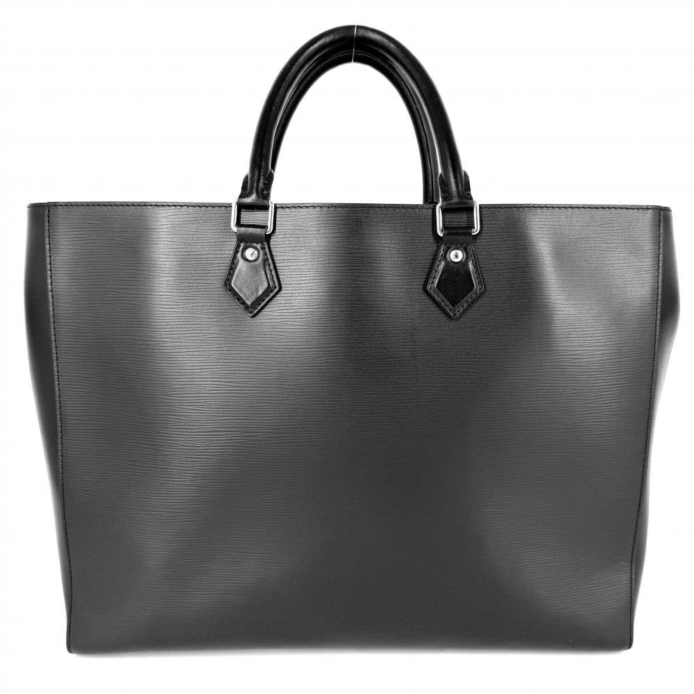 【開店SALE】 LOUIS VUITTON ルイヴィトン トートバッグ エピ グランサック ハンドバッグ ビジネスバッグ 通勤バッグ LVサークル M55185 ブラック 黒 シルバー金具 メンズ【中古品】