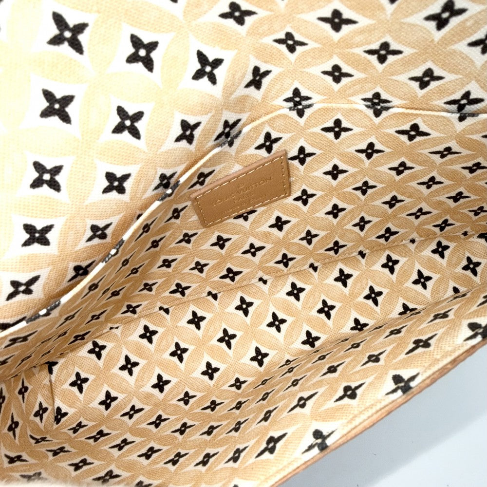 【開店SALE】 LOUIS VUITTON ルイヴィトン ショルダーバッグ モノグラムアンプラント ポシェットフェリシー バイザプール チェーンウォレット M82520 ホワイト 白 ピンク ゴールド金具 レディース【中古品】