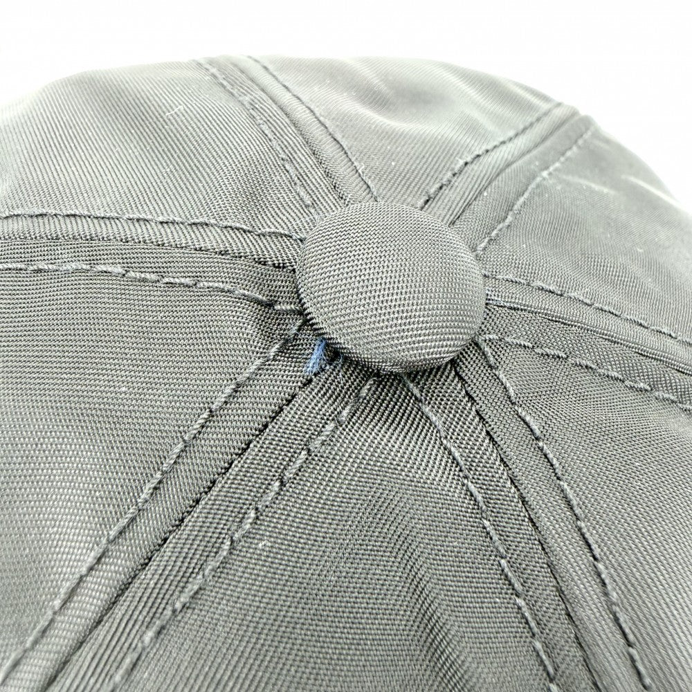 【開店SALE】 PRADA プラダ 帽子 トライアングルロゴ ベースボールキャップ ファッションアイテム RE-NYLON メンズ レディース Sサイズ 2HC274 ナイロン ブラック 黒 シルバー金具 ユニセックス【中古品】