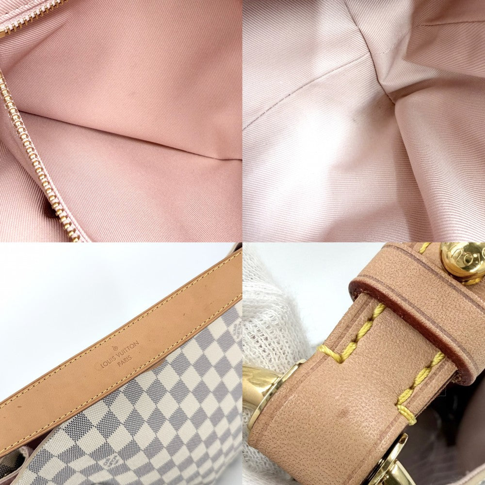 【開店SALE】 LOUIS VUITTON ルイヴィトン ハンドバッグ GLACEFUL PM ダミエアズール グレースフルPM ワンハンドル N42249 ホワイト 白 ゴールド金具 レディース【中古品】