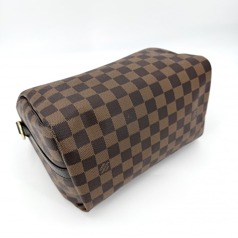 【開店SALE】 LOUIS VUITTON ルイヴィトン 2WAY スピーディバンドリエール 25 ハンドバッグ ショルダーバッグ N41368 ダミエキャンバス ブラウン 茶 ゴールド金具 レディース【中古品】