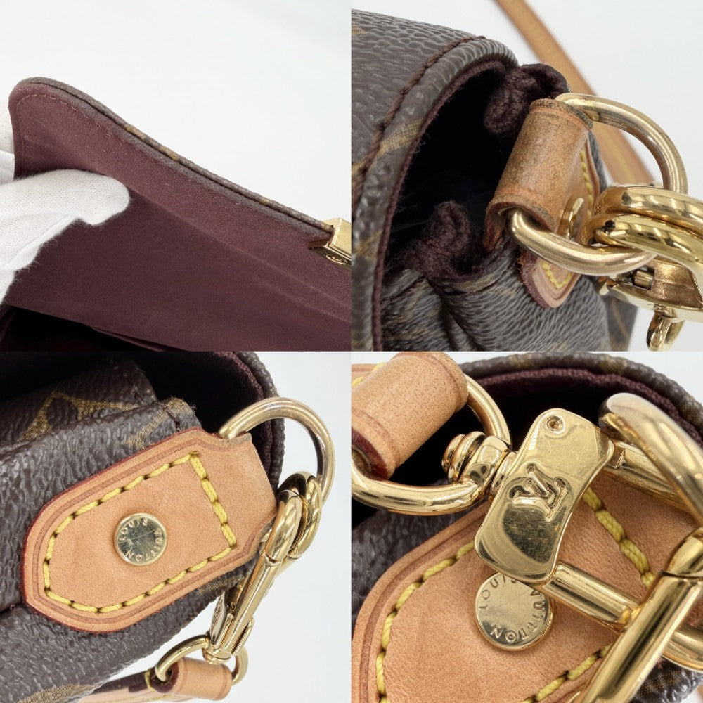 LOUIS VUITTON ルイヴィトン 2WAY フェイボリットMM チェーンハンドバッグ ショルダーバッグ ブラウン 茶 M40718 モノグラムキャンバス ゴールド金具 レディース【中古品】
