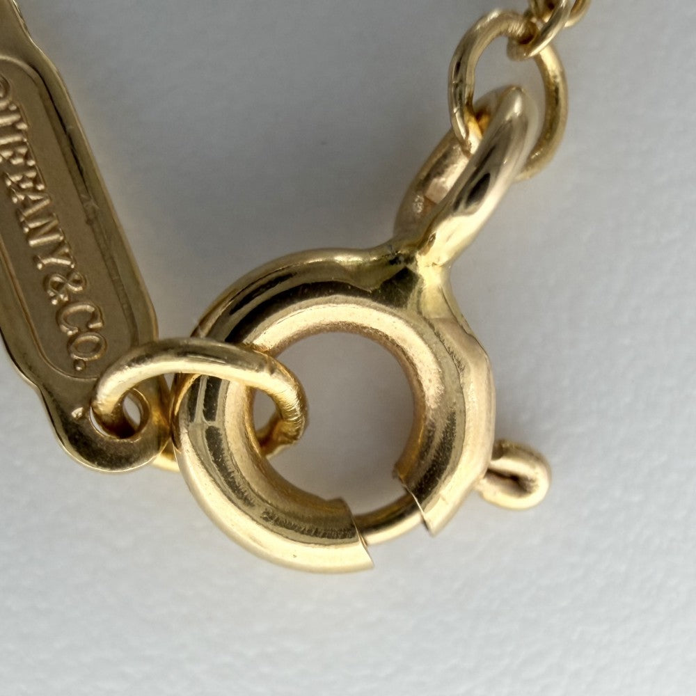 【開店SALE】 TIFFANY&Co. ティファニー ネックレス ハート キー キーモチーフ ジュエリー アクセサリー 18金YG Au750 K18イエローゴールド レディース 約2.4g【中古品】