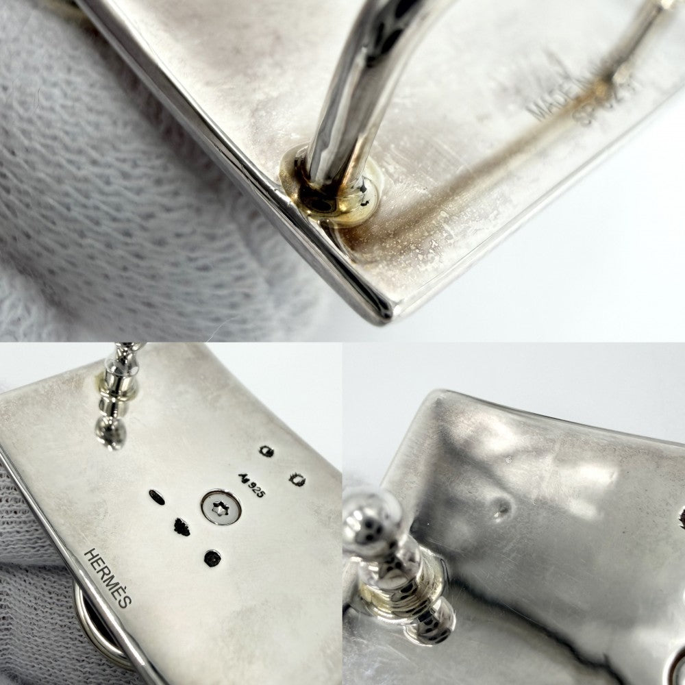 HERMES エルメス ファッション雑貨 バックル コリエドシアン ヴィンテージ ファッションアイテム 小物 メンズ レディース シルバー925 ユニセックス 約47.2g【中古品】