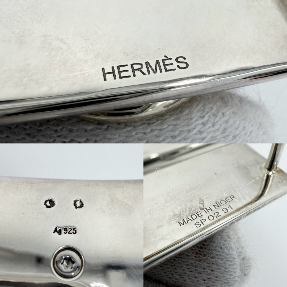 HERMES エルメス ファッション雑貨 バックル コリエドシアン ヴィンテージ ファッションアイテム 小物 メンズ レディース シルバー925 ユニセックス 約47.2g【中古品】
