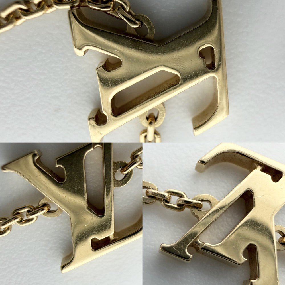 LOUIS VUITTON ルイヴィトン ネックレス モノグラム ペンダント イディール ブロッサム LV アクセサリー K18イエローゴールド ダイヤモンド0.03ct Q93626 レディース 約4.1g【中古品】