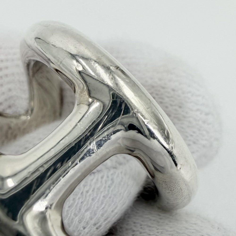 HERMES エルメス 指輪 オスモズGM リング アクセサリー ジュエリー 小物 57サイズ シルバー925 約16号 シルバー メンズ 約15.7g【中古品】