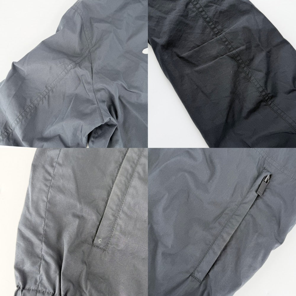 【開店SALE】 Dior ディオール ブルゾン ステューシーコラボ ロゴ アウター ジャケット Dior x Shawn Stussy アパレル 服 52 ブラック 黒 ブラック金具 春 秋 コットン ナイロン メンズ【中古品】