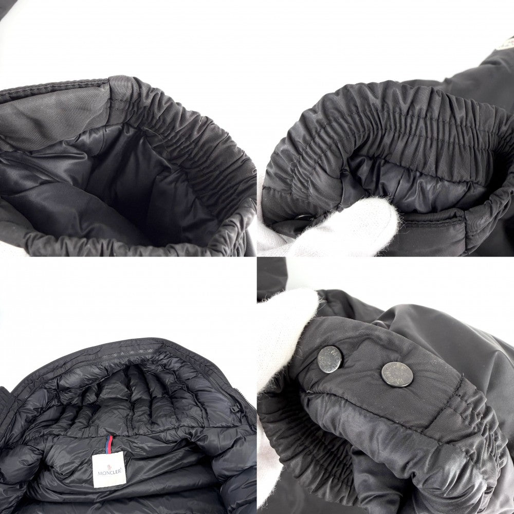 MONCLER モンクレール ダウンジャケット MONTVERNIER アウター アパレル 2サイズ 服 ブラック 黒 ブラック金具 冬 ナイロン メンズ【中古品】