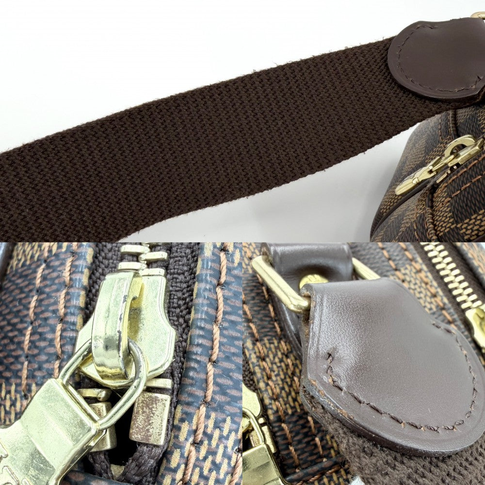 【開店SALE】 LOUIS VUITTON ルイヴィトン ショルダーバッグ SPオーダー リポーターPM スペシャルオーダー イニシャル入り N45253 ダミエキャンバス ブラウン 茶 ゴールド金具 メンズ【中古品】